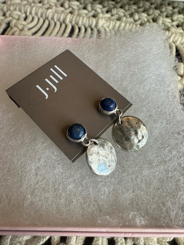 JJill Lapis Drop Earrings Nwt 17$